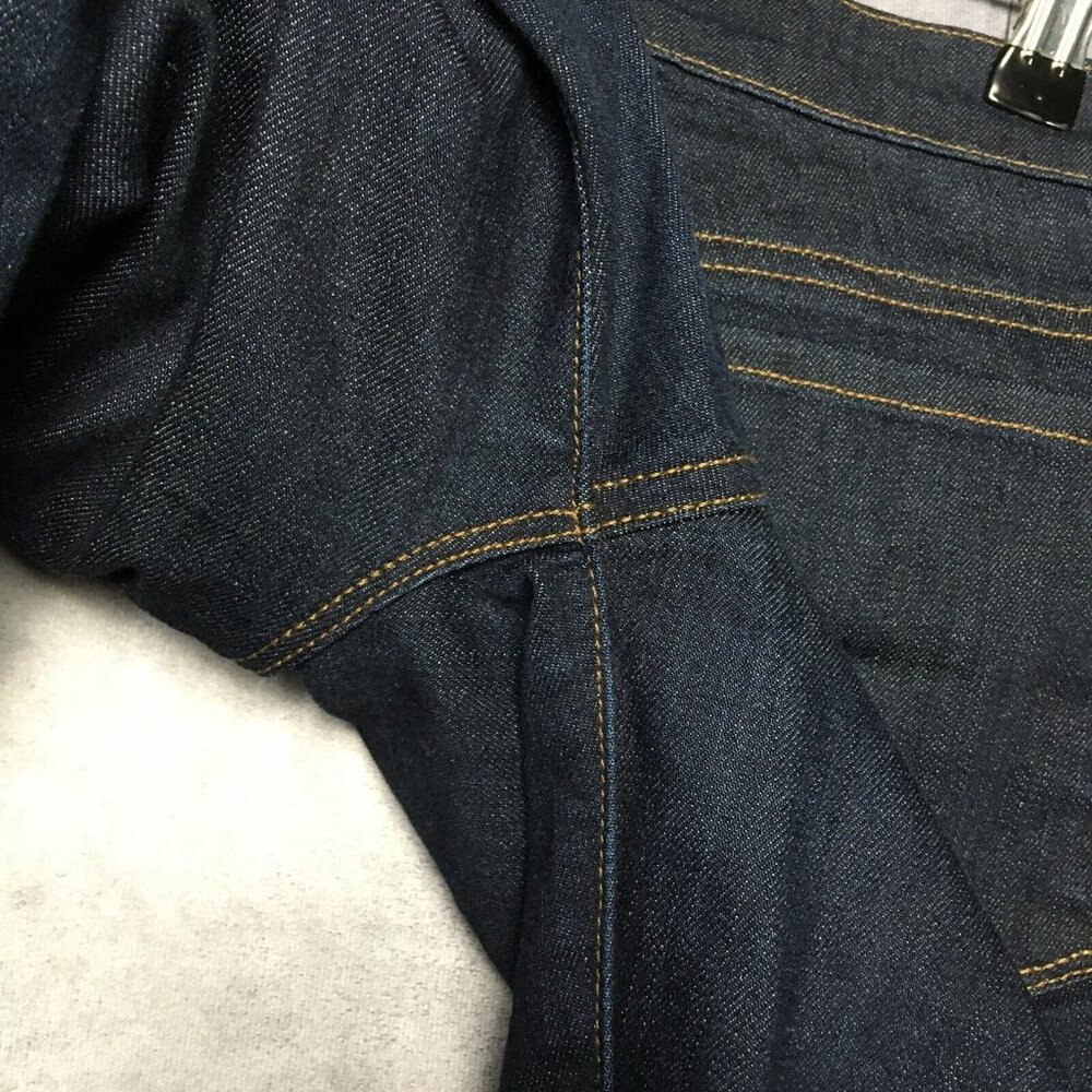 J Brand Womens Skinny Leg Pure Blue Jeans size 31 Dark Wash Stretch Denim Pants - Picture 14 of 15